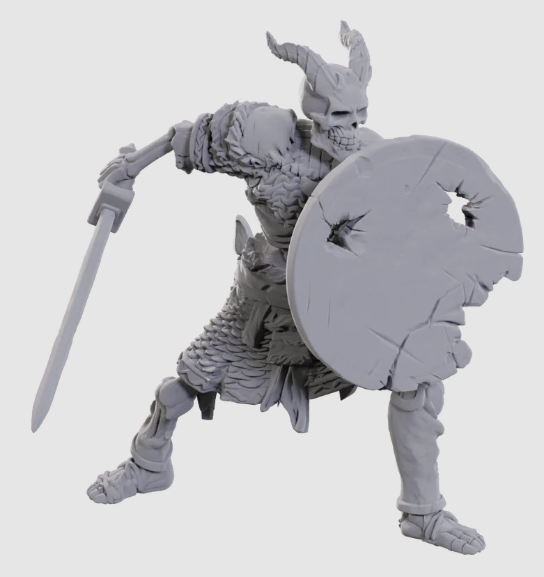 Dungeons & Dragons: Nolzurs Marvelous Miniatures: Tiefling Skeleton 90116